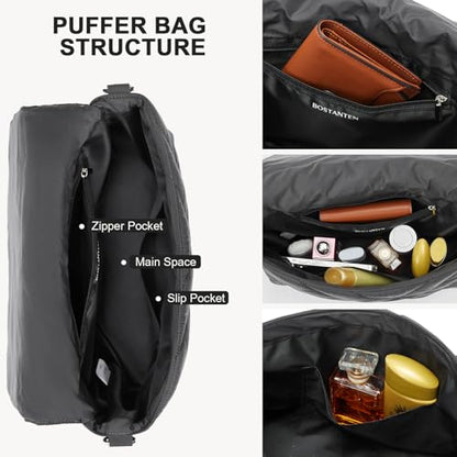 Crossbody Bags for Women Puffer Bag Designer Purse Lightweight Shoulder Handbags