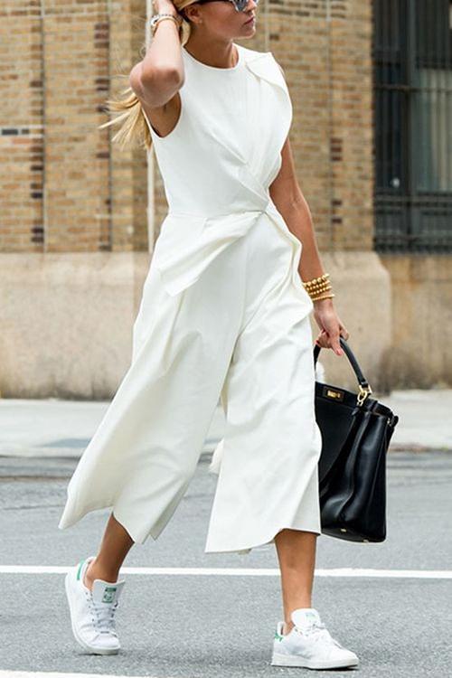 Sleeveless Knot Jumpsuit